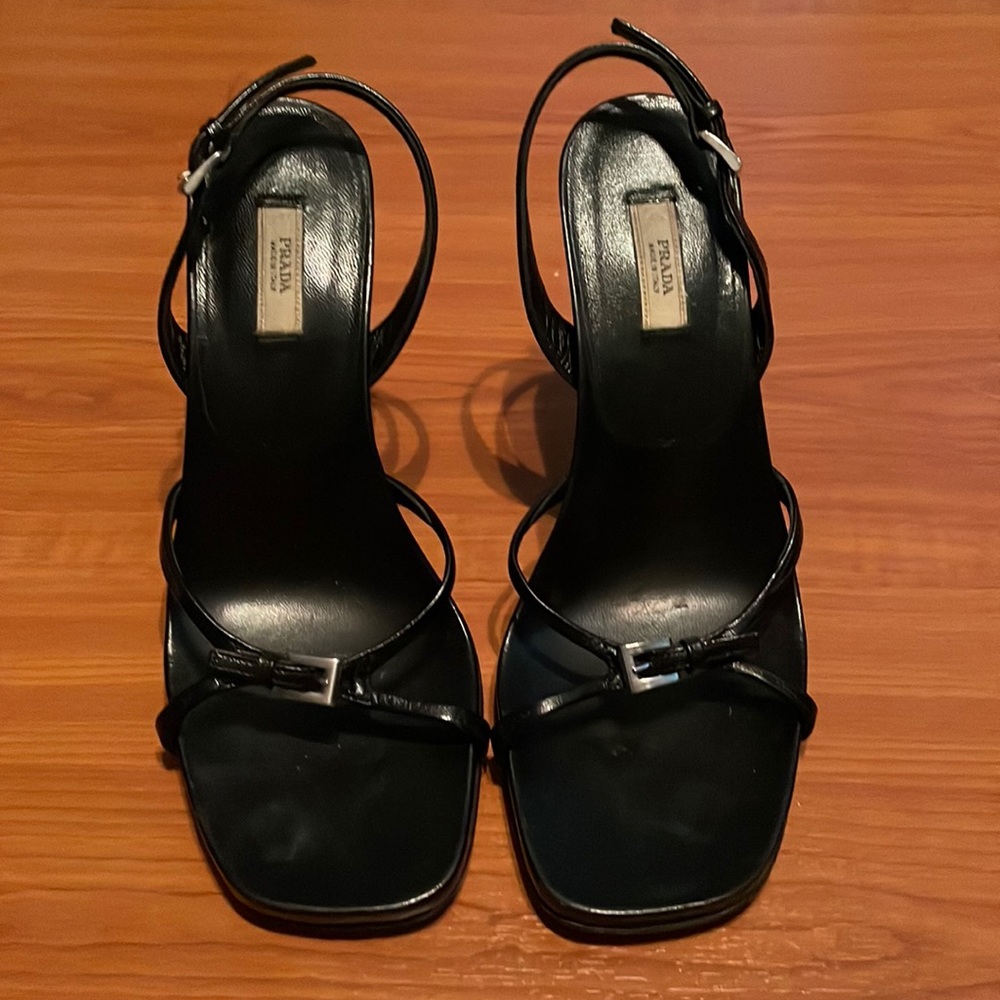 Prada black heels